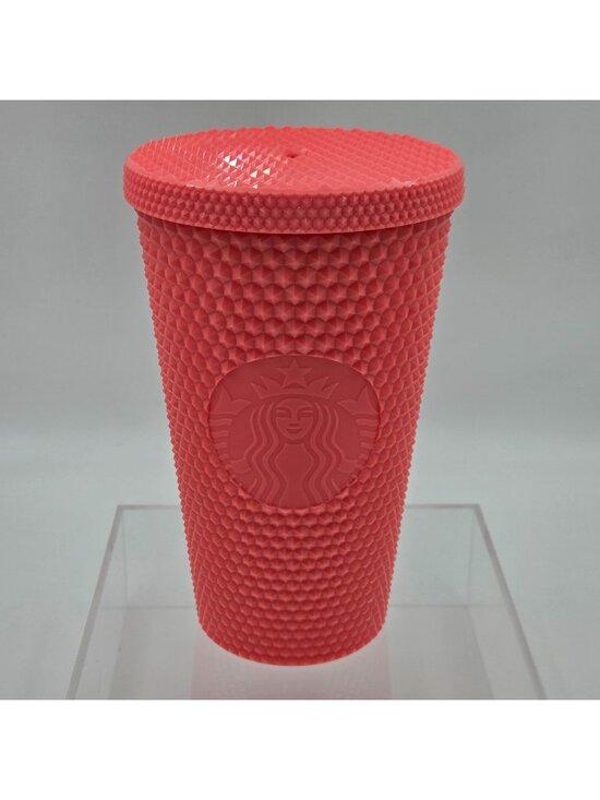 Starbucks Other - Starbucks Bling Studded Dragon Fruit Pink Grande Tumbler Cold Drinks
